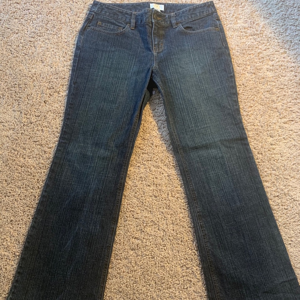 LOFT Petites Flare Jeans Size 6P